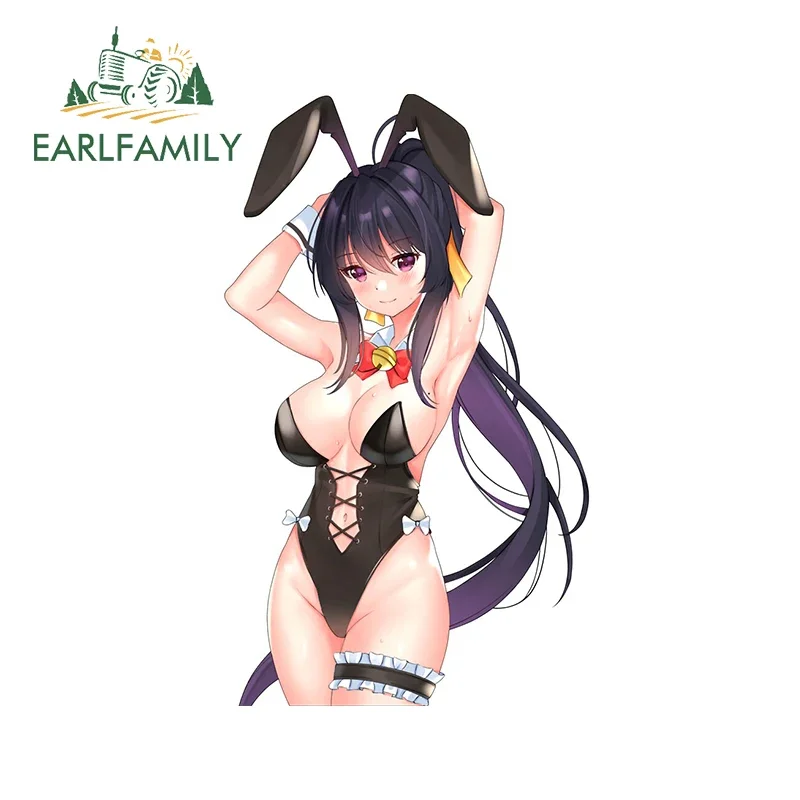 EARLFAMILY 13cm x 8cm For Himejima Akeno Sexy Cartoon Decal Anime Car Sticker Motorcycle Surfboard Waterproof Sunscreen Decor