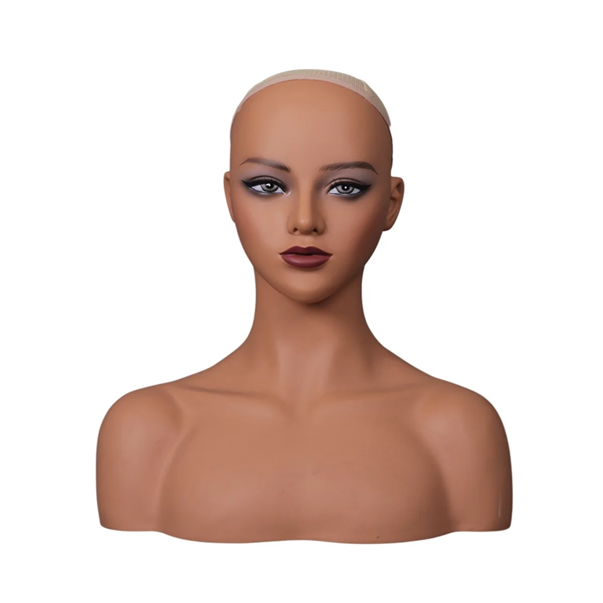 

Wigs Display Head Hat Jewelry Display Head Mold Plastic Manikin Head for Display