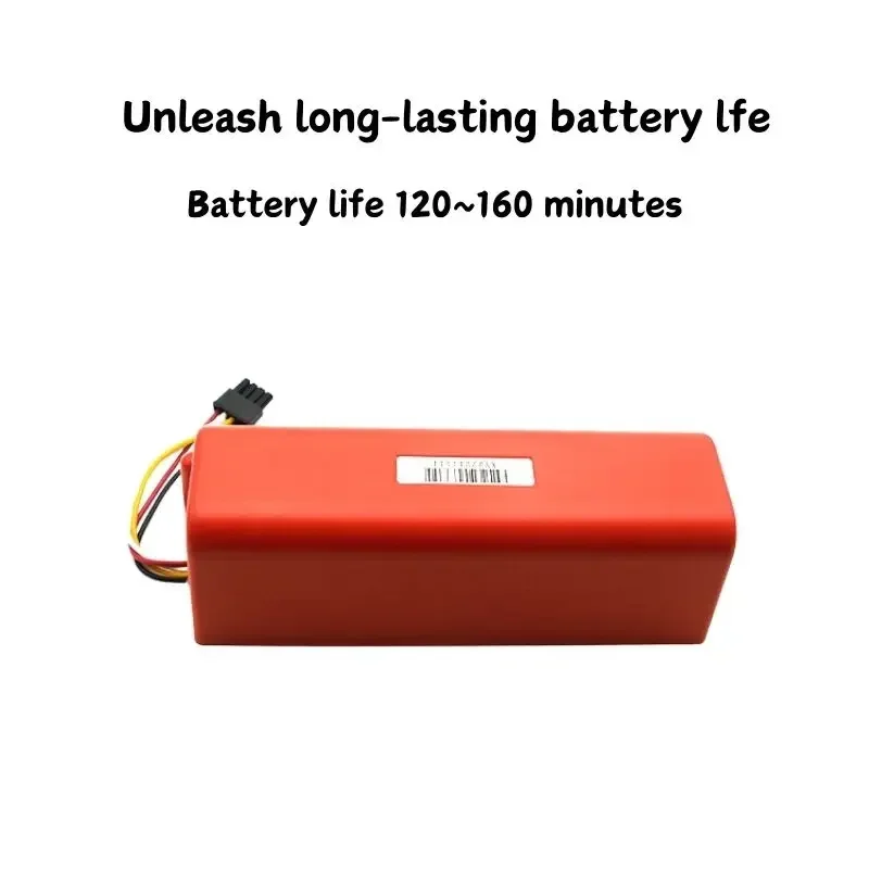 Batería de repuesto para aspiradora robótica de 12800mAh BRR-2P4S-5200S para Xiaomi Roborock S55 S60 S65 S50 S51 S5 MAX S6 piezas