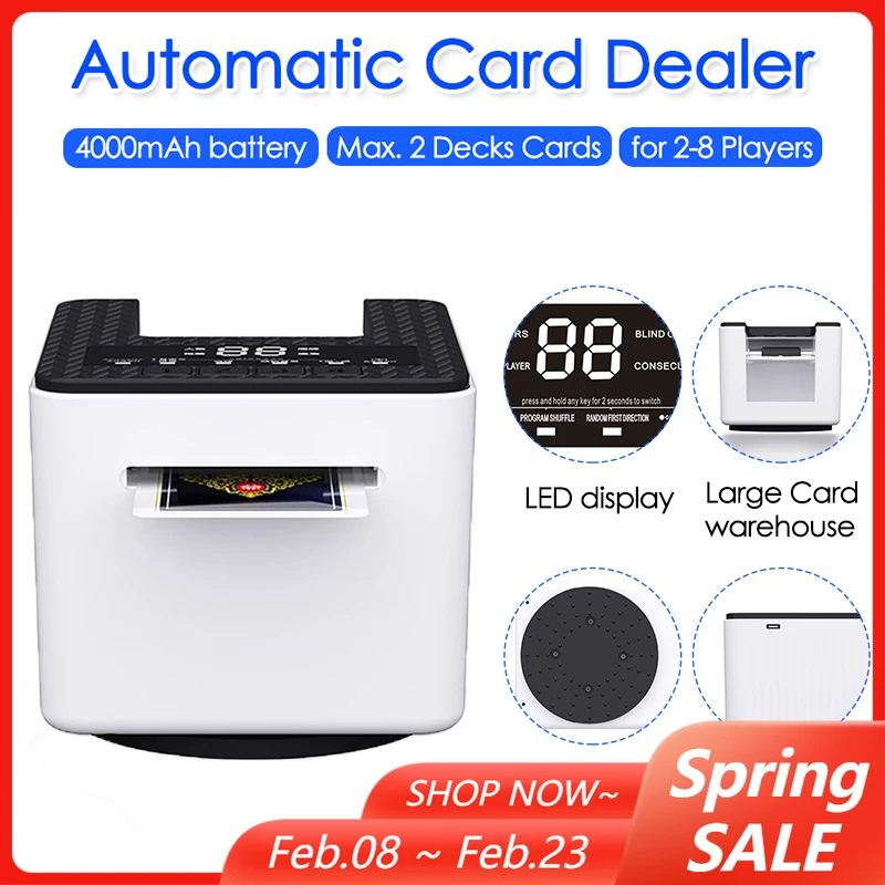 360°-rotating-automatic-card-dealer-playing-cards-dispenser-smart-electric-poker-dealing-tool-4000mah-rechargeable-for-party