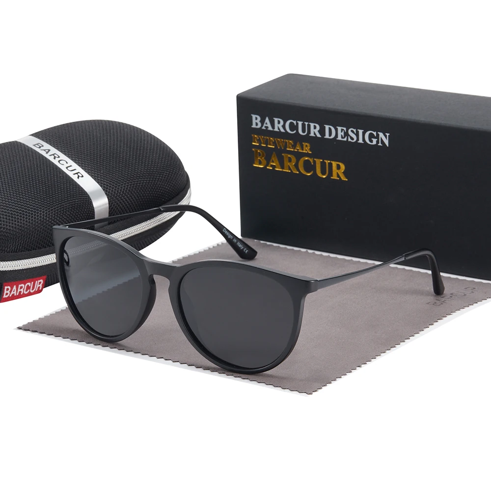 BARCUR Classic Polarized Sunglasses For Both Men Women Essential For Outdoor Driving Business Leisure Sunglasses