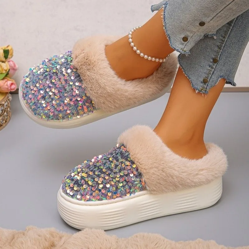 Sequin Fabric Furry… - image