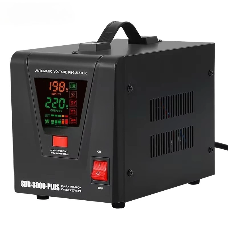 3000VA 220 فولت الجهد المنظم 80% 100% محول حلقي الطاقة AVR التيار المتناوب منظم تلقائي استقرار فولت 2400 واط 3KW