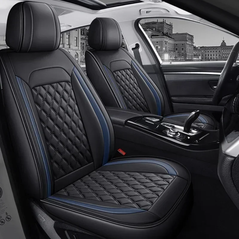 تغطية كاملة العالمي بولي Leather الجلود مقاعد السيارة يغطي لشيري اومودا 5 تيجو 5 تيجو 7 تيجو 8 زائد Jaecoo J7 اكسسوارات السيارات #6