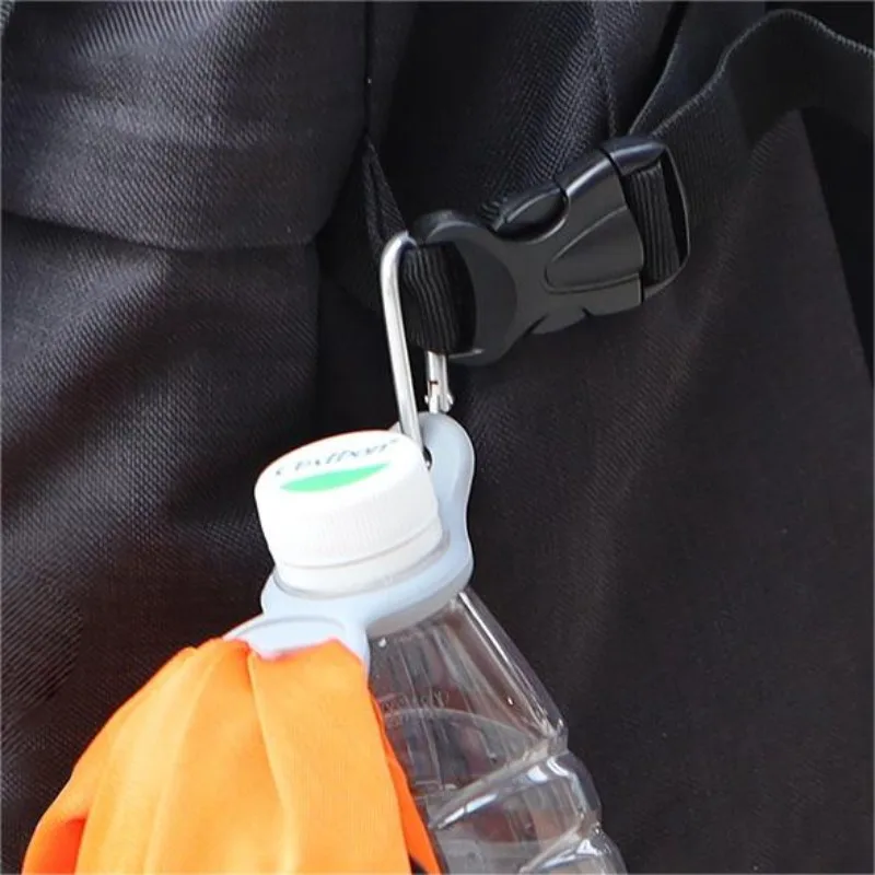 1PC Gourd Type Outdoor Beverage Bottle Hanging Buckle Water Bottle Mountaineering Silicone Multi-functional Anti-trip Buckle