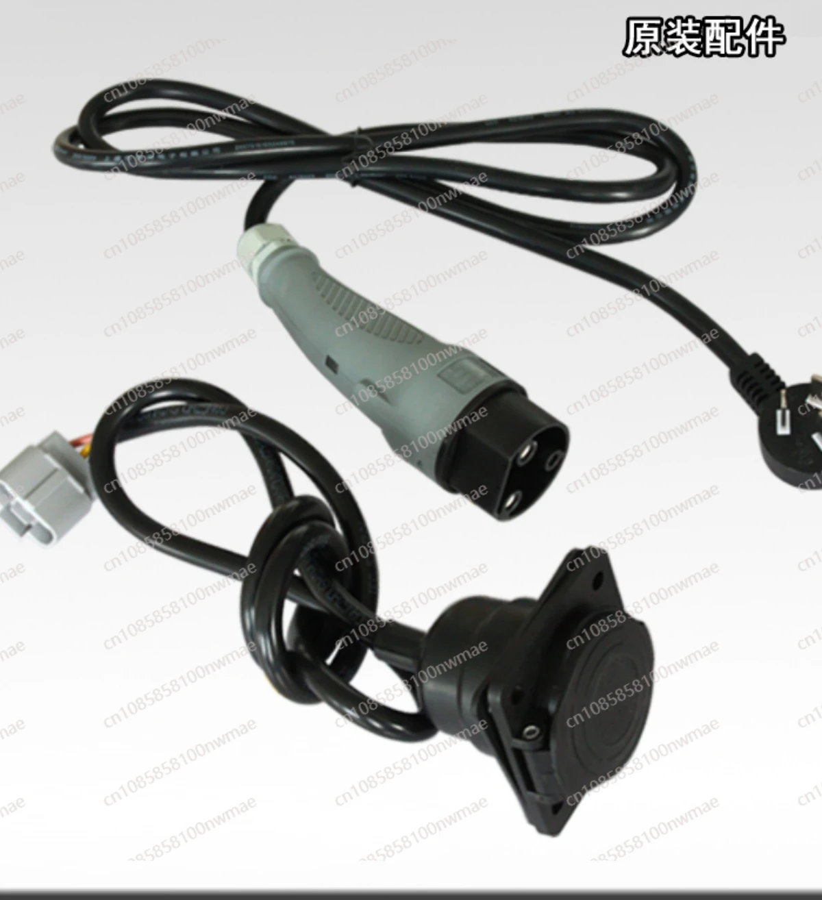 Electric Vehicle Accessories Charging Gun 16A Plug Socket 2.5 Flat Wire Battery Car plug Gun Set Connector