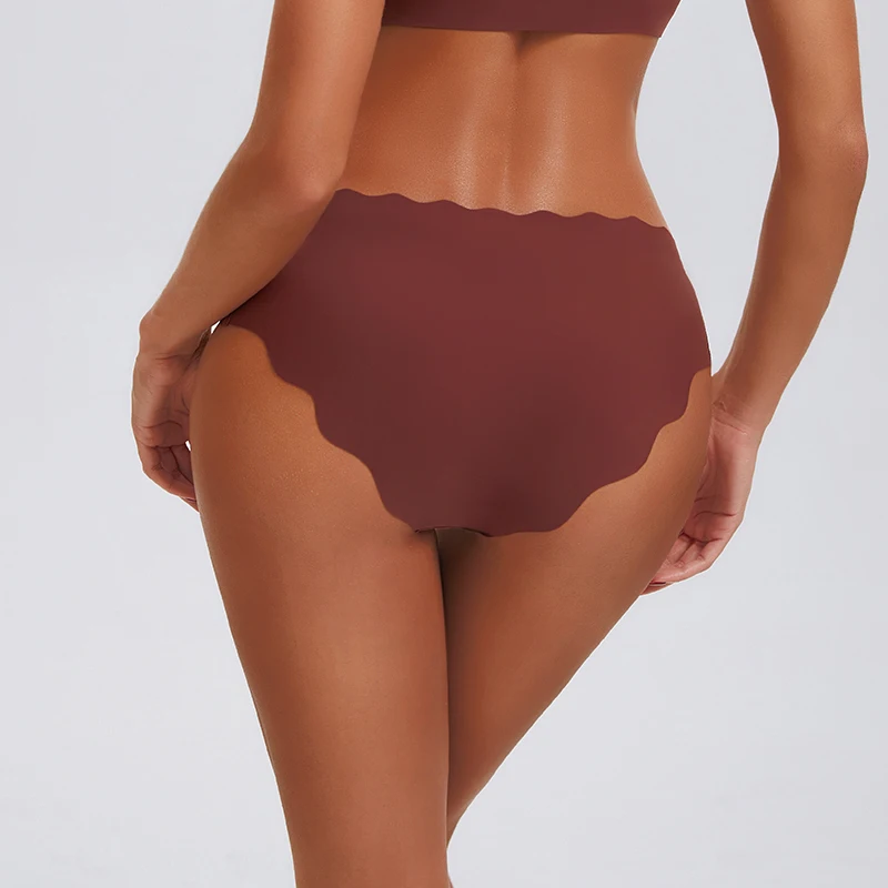 BANNIROU 1 Pcs Women's Underwear Seanless Panties Sexy Soft Briefs Bikini Low-Rise Solid Intimate Female Lingerie Free Shipping