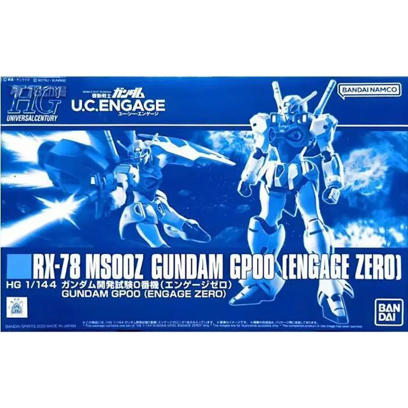 In Stock BANDAI ANIME HGUC HG 1/144 PB LIMITED RX-78 MS00Z GUNDAM GP00 Engage Zero Assembly Plastic Model Action Toy Figure Gift