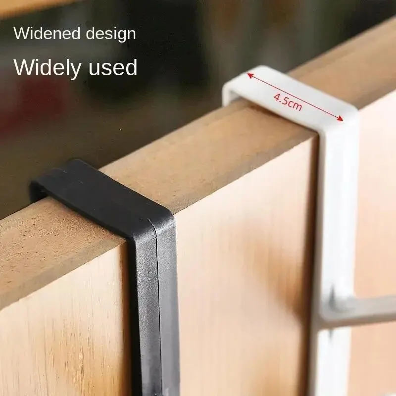 Behind the Door Coat Hook Hanger behind the Door Cabinet Wardrobe Dormitory Door Hook Storage Rack view 2