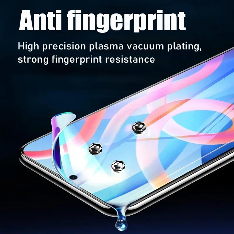 5PCS Hydrogel Film For Xiaomi Redmi Note 11 12 8 9 10 13 Pro 5G Screen Protector For Redmi Note 10S 11S 12S 9T 10T Soft Film