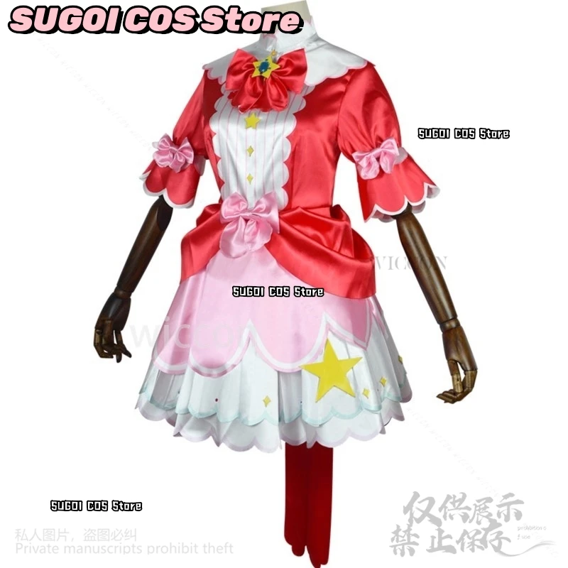 โครงการ Sekai วันครบรอบ 3 ปี Wonderlands � � Showtime Mikuuu ชุดสีแดง Lolita วิกผมสีเขียวสําหรับสาวคริสต์มาสฮาโลวีนที่กําหนดเอง