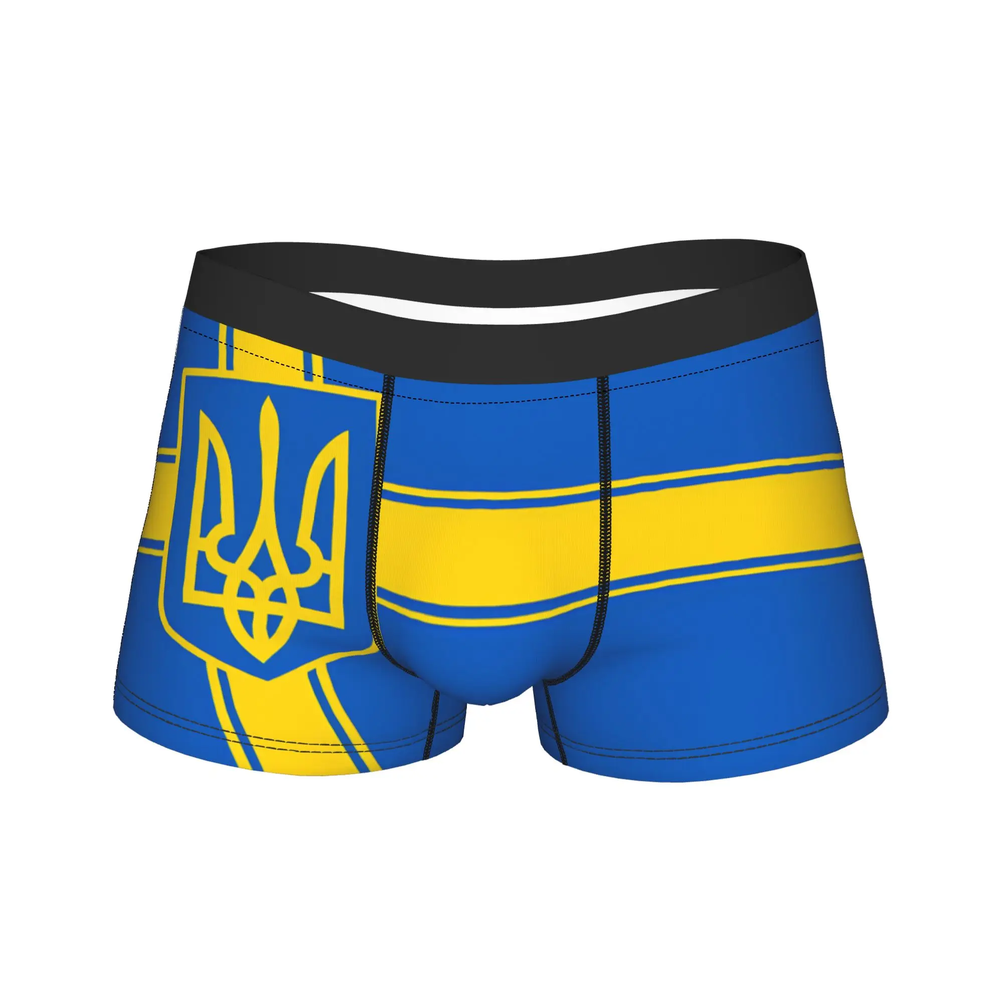 Ukraine Presidential Flag  Underwear  Customs Trunk Trenky Males Underpants Comfortable Shorts Briefs Birthday Gift