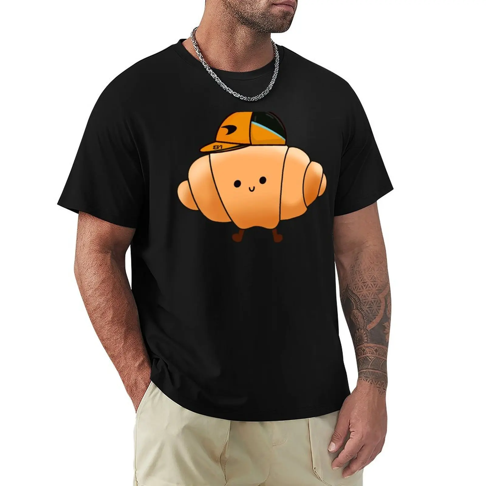 Oscar Pastry T-Shirt Basic All Season Solid T-Shirt