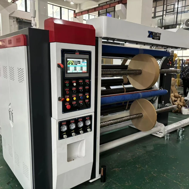 Adhesive Tape Slitting Machine Automatic BOPP Tape Slitter Rewinder Multi-Blade System for High Efficiency Packaging Production