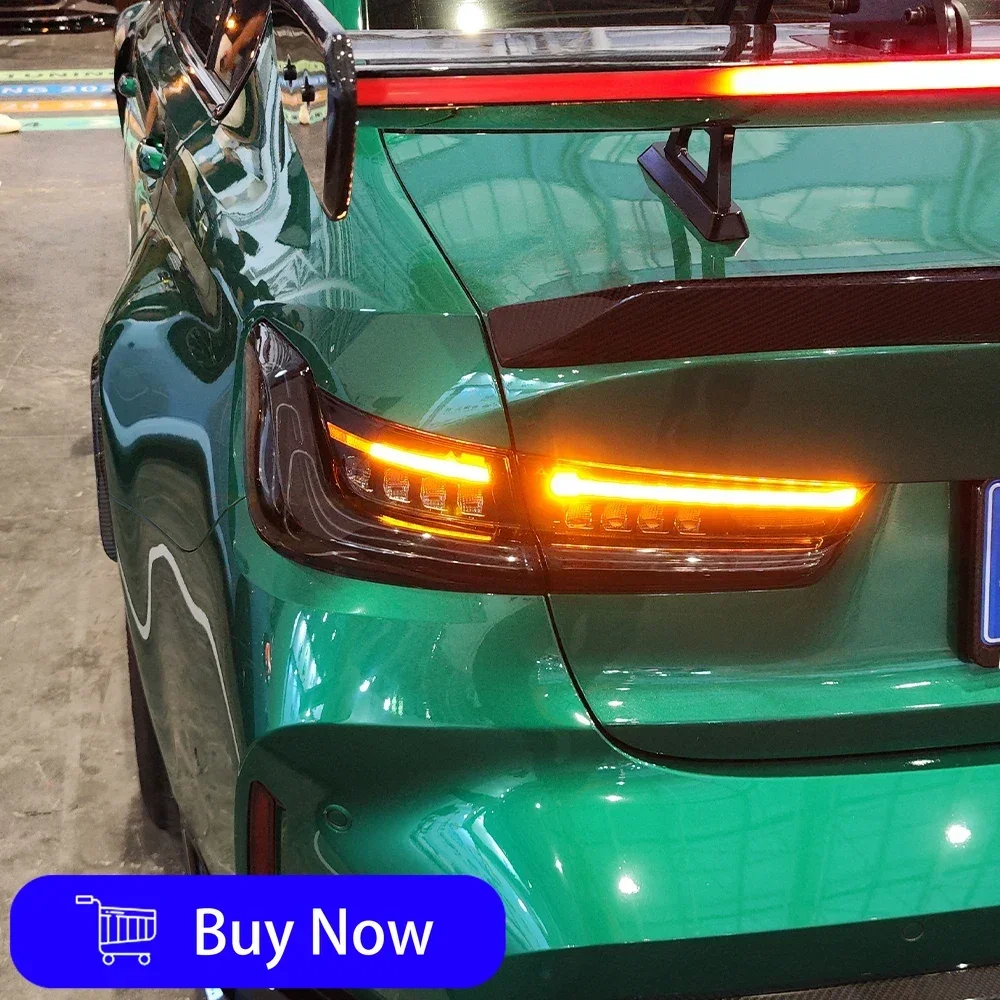 

Для BMW 3 серии G20 G28 320i 325i 330i 2020-2024 Обновление автомобильных задних фонарей BMW 4 серии Светодиодные лазерные задние фонари Аксессуары
