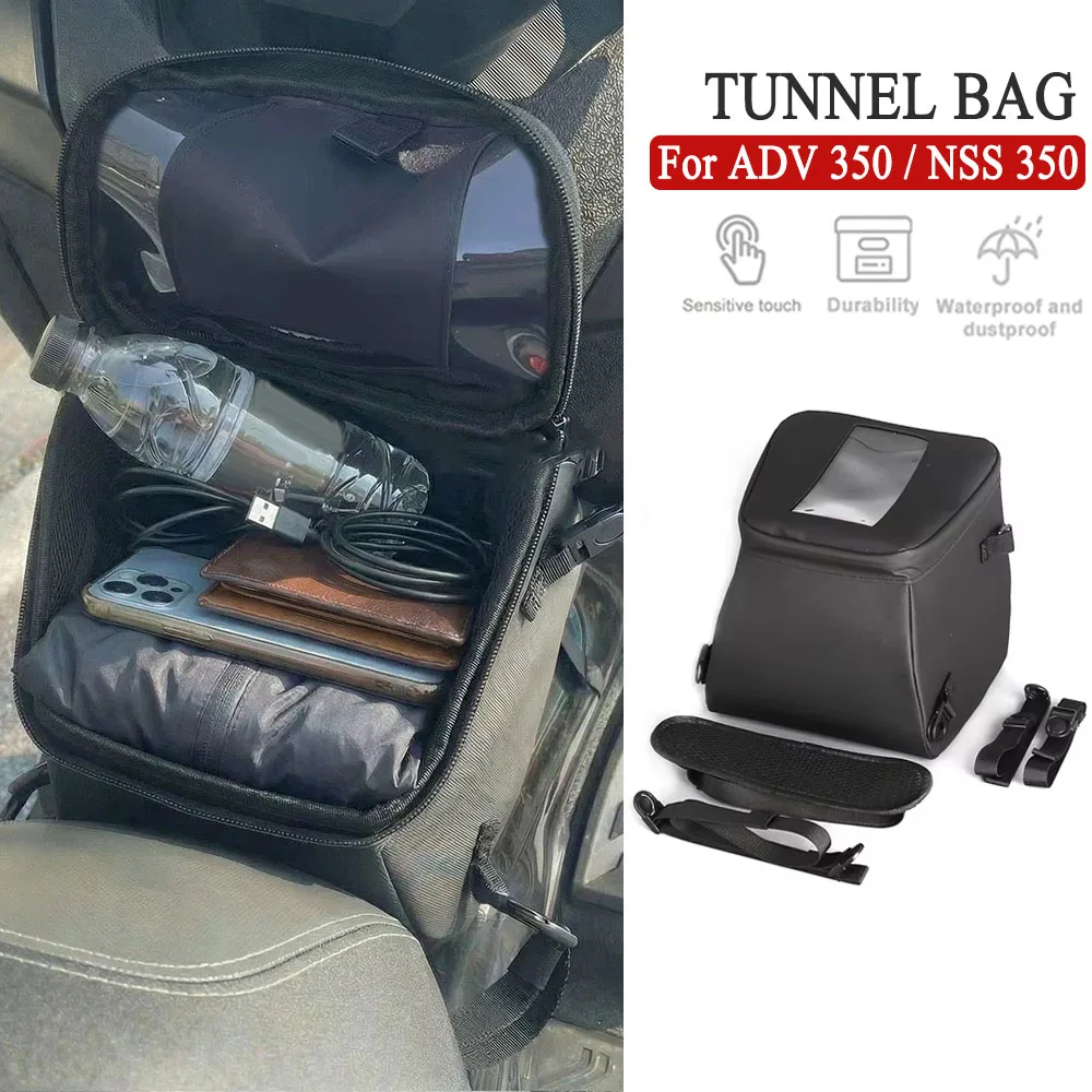 

Подходит для мотоциклов и скутеров Honda ADV 350, ADV350, NSS350, сумка для топливного бака, дорожная сумка NSS 350, черная.