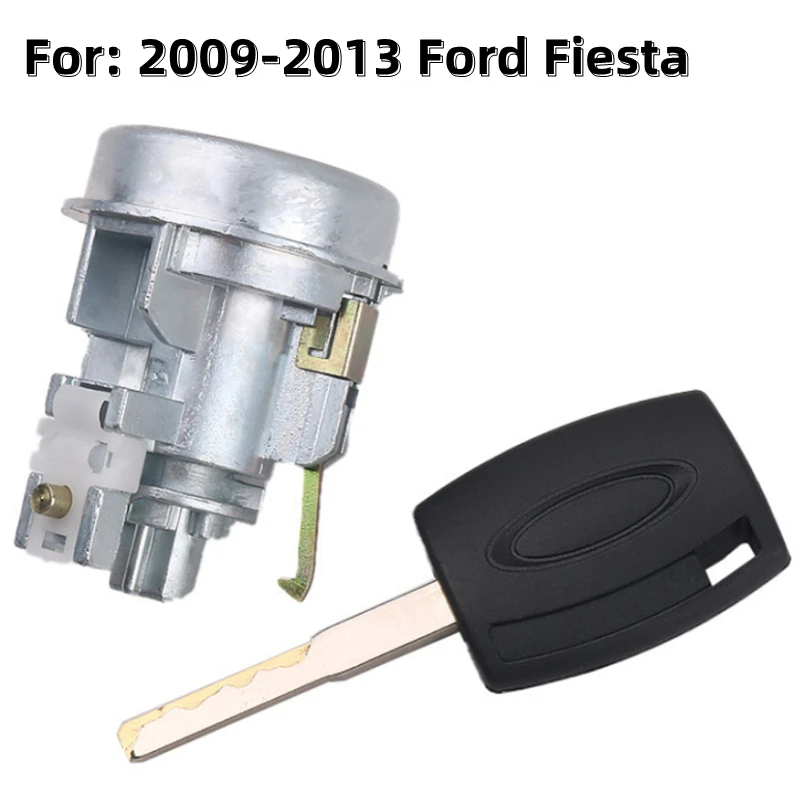 XIEAILI OEM Ignition Lock Cylinder Auto Door Lock Cylinder For 2009-2013 Ford Fiesta With 1Pcs Key