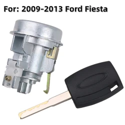 XIEAILI OEM Ignition Lock Cylinder Auto Door Lock Cylinder For 2009-2013 Ford Fiesta With 1Pcs Key