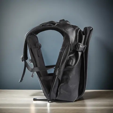 Men Leather Backpack, Waterproof Laptop Backpack, Large Capacity Business Backpack with USB Charging,  Male Travel Sport Daypack