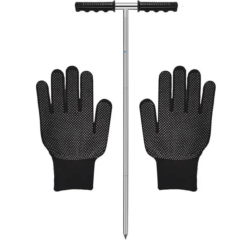 

Ground Probe Probing Rod For Septic Tank Adjustable Septic Tank Locating Tool Stainless Steel For Gardening Ground Probing Pole