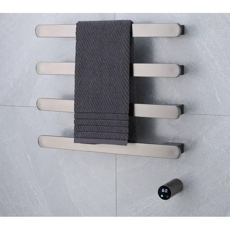 Bathroom Concealed Stainless Steel Constant Temperature Heating Towel Warmer Heated Electric Heating Towel Drying Rack