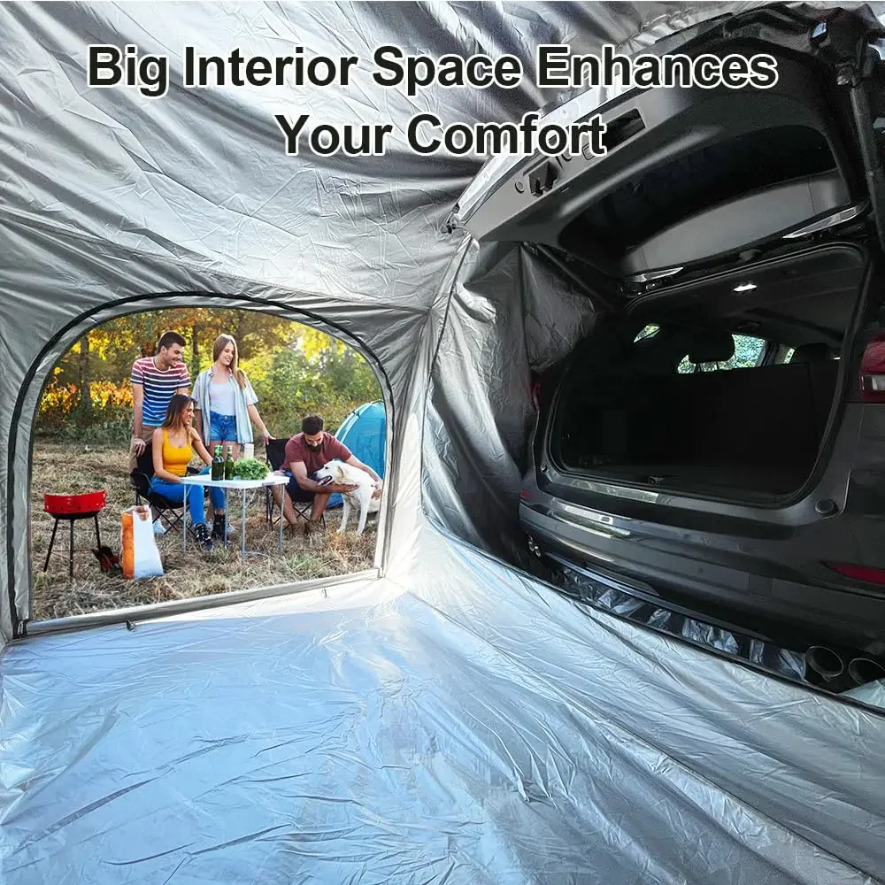 Manufacturer Manufacturer car rear awning travel picnic outdoor waterproof camping rear car tailgate tent