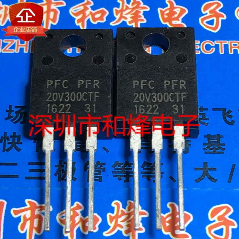 5 pieces PFR20V300CTF  TO-220F