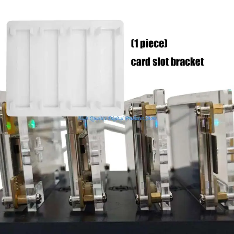 

U2JE Secure 4 Slot Base For Digital Mining Boards Stability Extended Use Plastic Frame