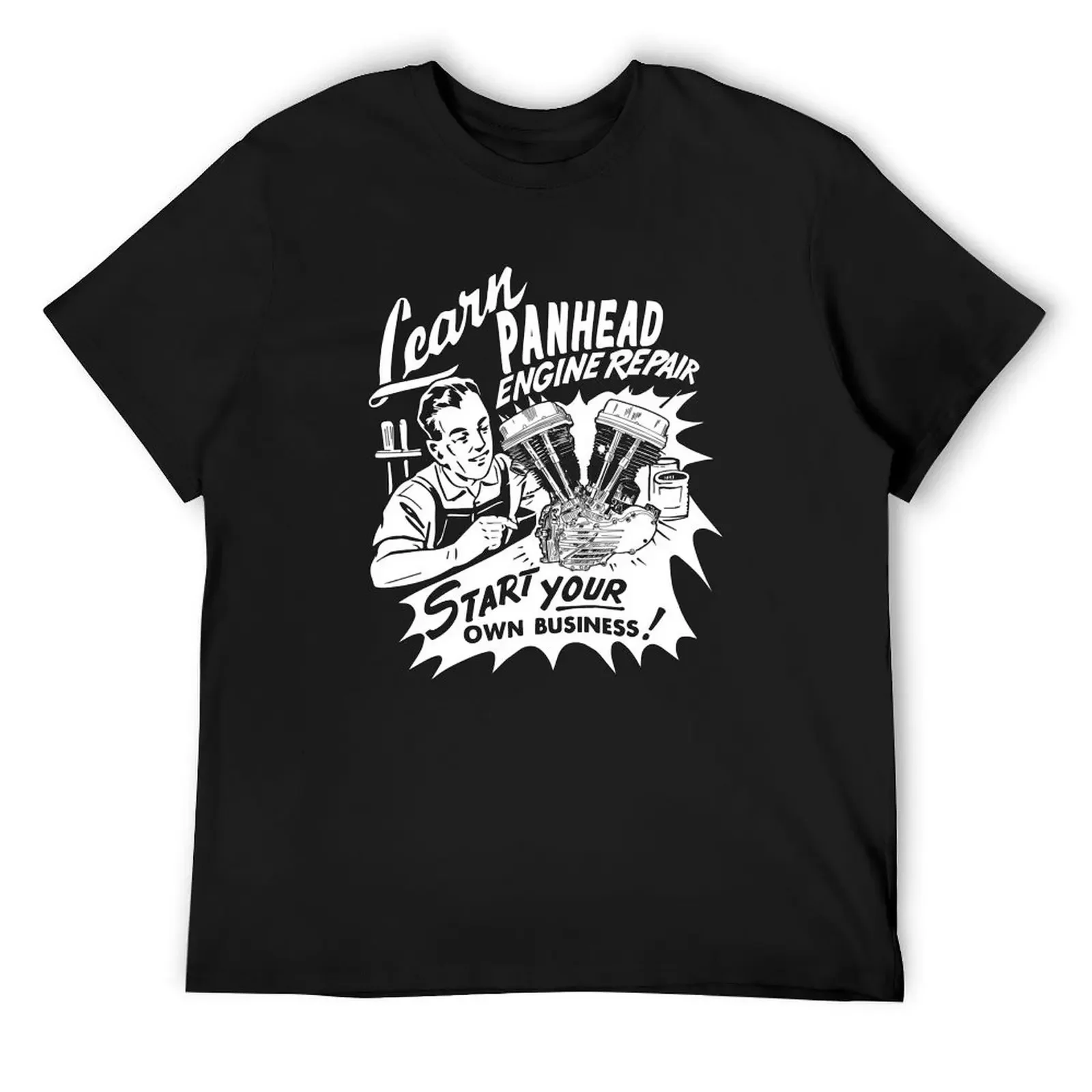 Panhead Repair Vintage HD Engine Repair Retro VTwin T-Shirt oversized t shirt cotton man t-shirts t shirts for men cotton