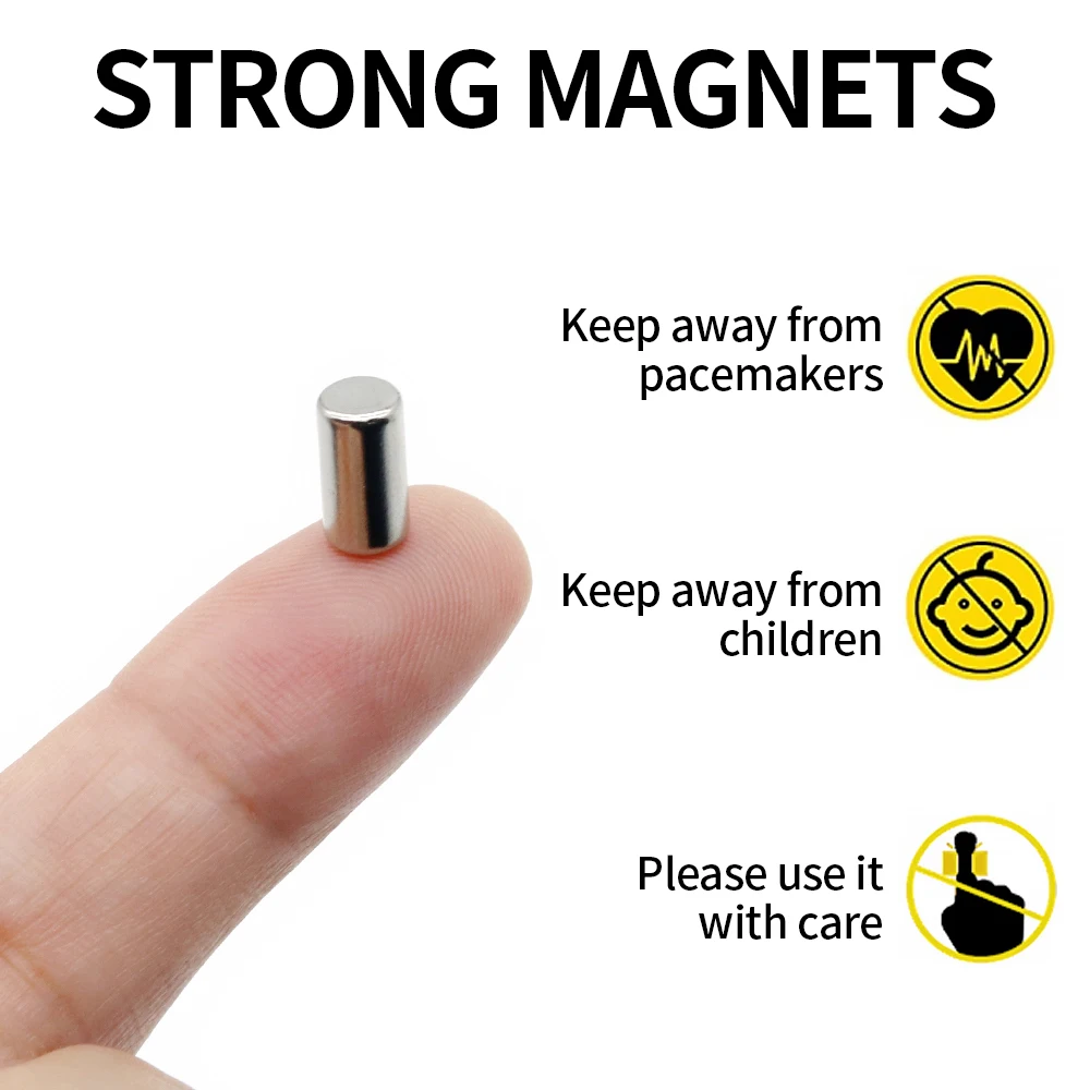 5x10mm Round Super Strong Neodymium Magnet N35 Powerful Magnetic NdfeB Permanent Refrigerator Magnet imanes DIY