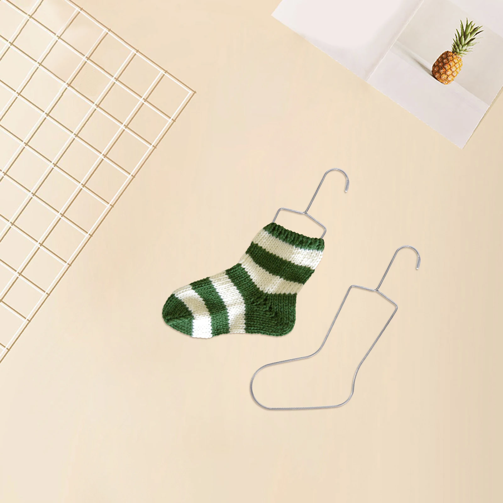 

2 Pcs Sock Display Stand Blocking Tools for Knitting Drying Rack Crochet Blockers Hanger Socks