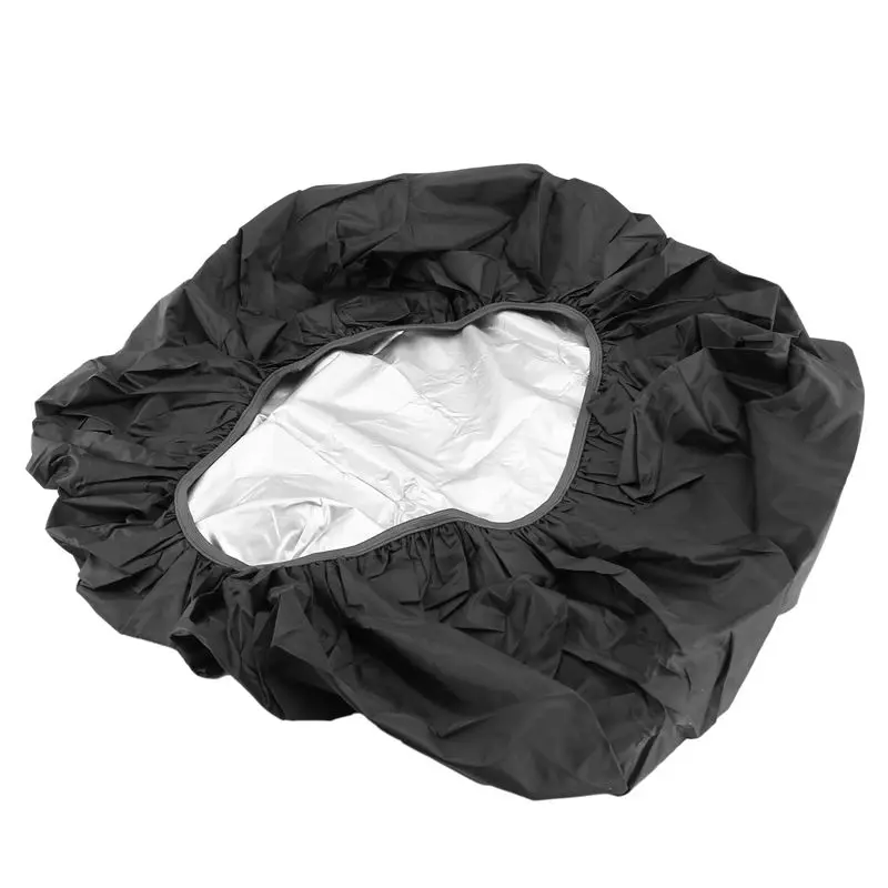 AEF6-2X 100L Backpack Rain Cover Waterproof Bag Dust Hiking Travel Camping Bags Portable Large,Black