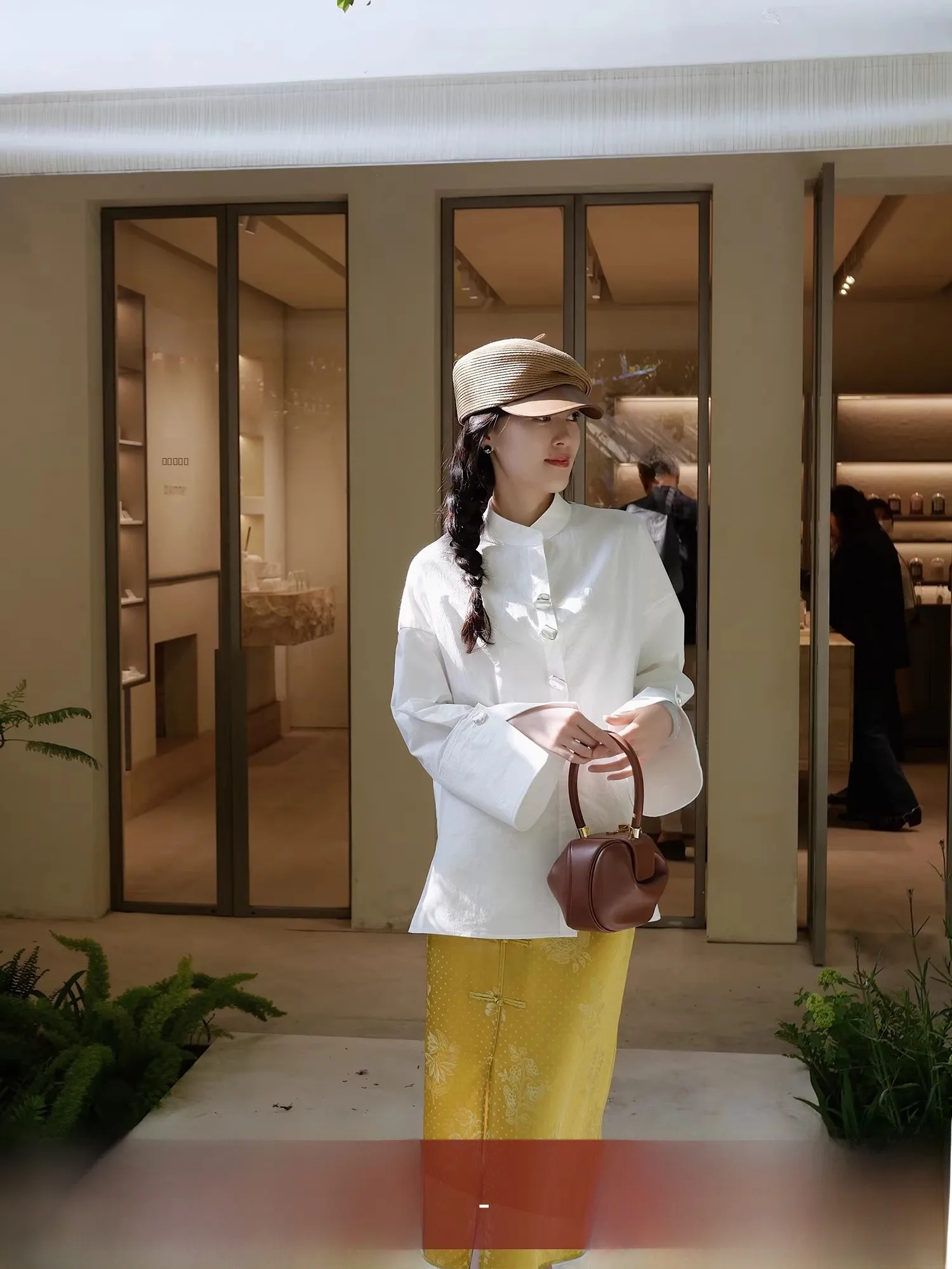 

High Quali Wrinkles Cotton erlo irt for Women Summer New Sle Fupu Design Breathable Loose Fit Long Sve irt