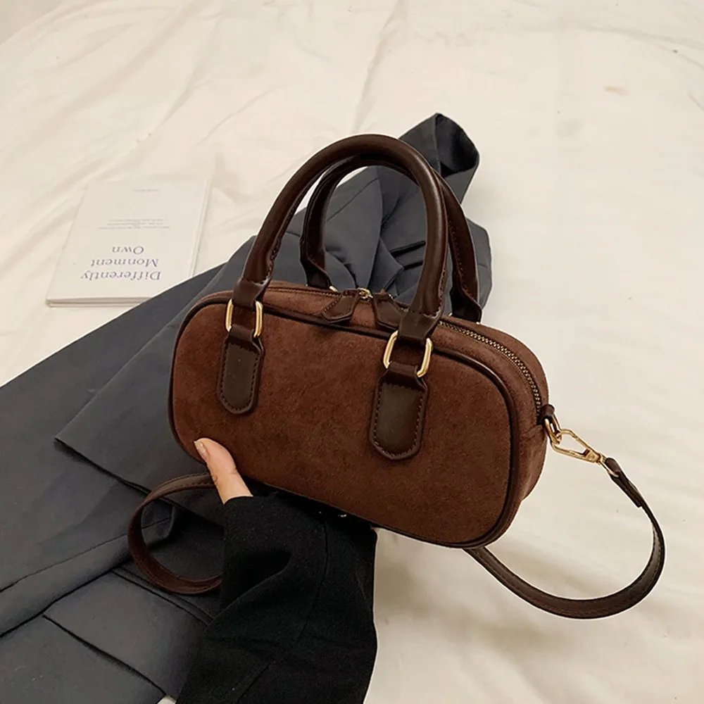 

Ins Сумка для боулинга из искусственной кожи, однотонная сумка, маленькая квадратная сумка, большая вместительная сумка на плечо в корейском стиле, уличная сумка