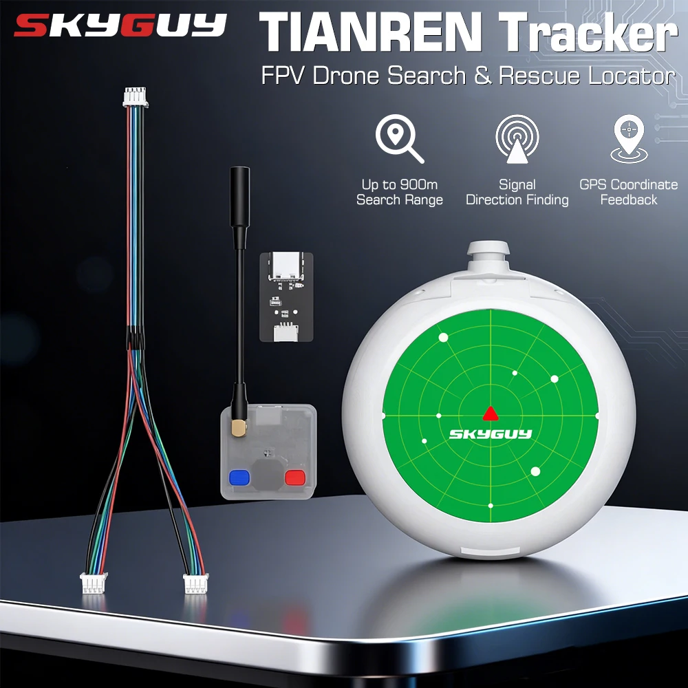 SKYGUY TIANREN Tracker GPS Coordinate Display Remote Strobe Light Buzzer Support 181GPS Module
