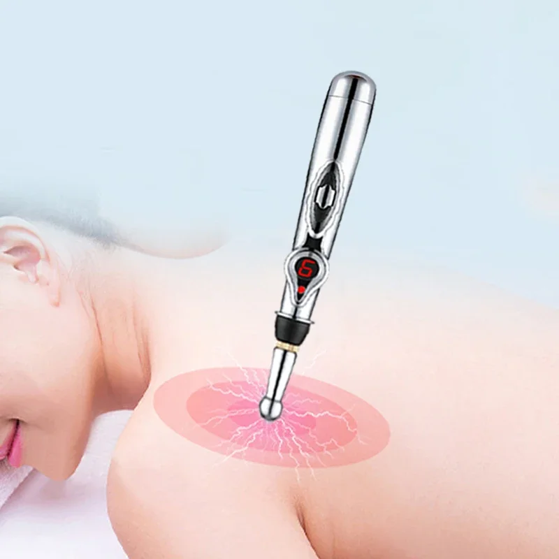 Electronic Acupuncture Pen Meridian Energy Pulse Massage Pen Pain Relief Body Massager Health Care Tool