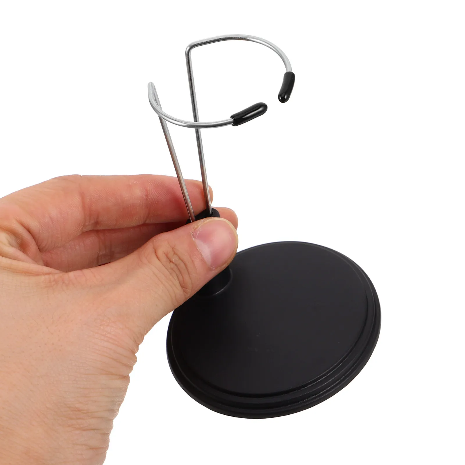 

Набор из 6 компактных подставок-держателей (17 см), черные, из жесткого пластика, для фигурок, нескользящие, настольные, идеально подходят для коллекций