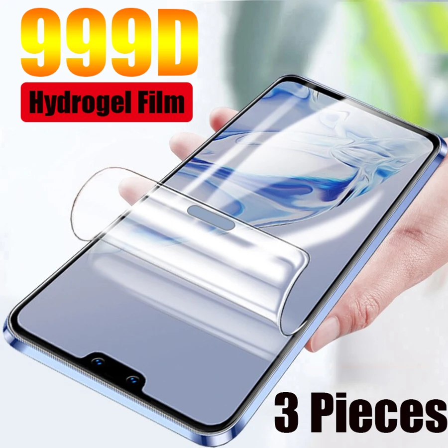 

3PCS Full Cover Soft Hydrogel Film For iPhone 7 8 6 Plus SE TPU Screen Protector On iPhone 11 12 13 15 14 Pro Max X XR XS Plus