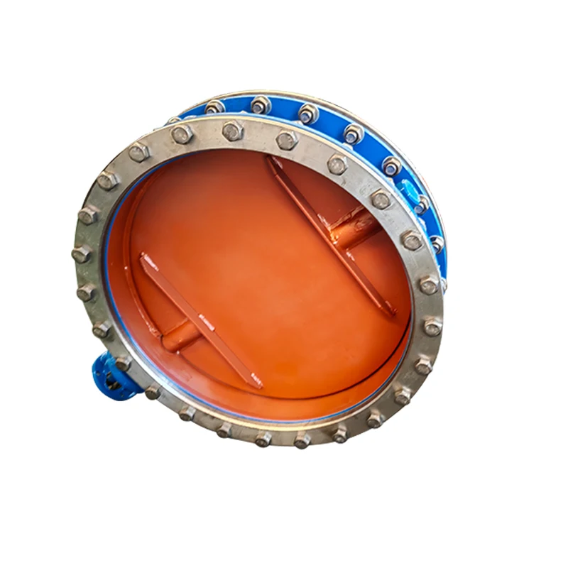 D43W-1C DN800 صمام مثبط شفة يدوية ثلاثي الأطوار #4