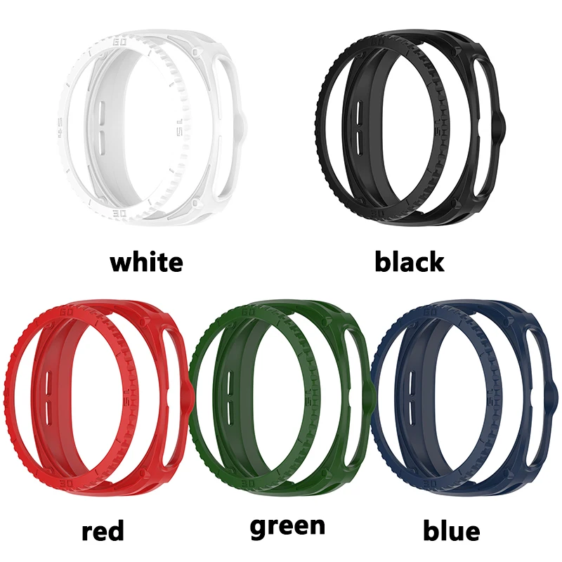 Armor Case+Rotating Bezel for Samsung galaxy watch 8 Classic 46mm Accessories Protective Bumper shell for galaxy watch 8 40/44mm