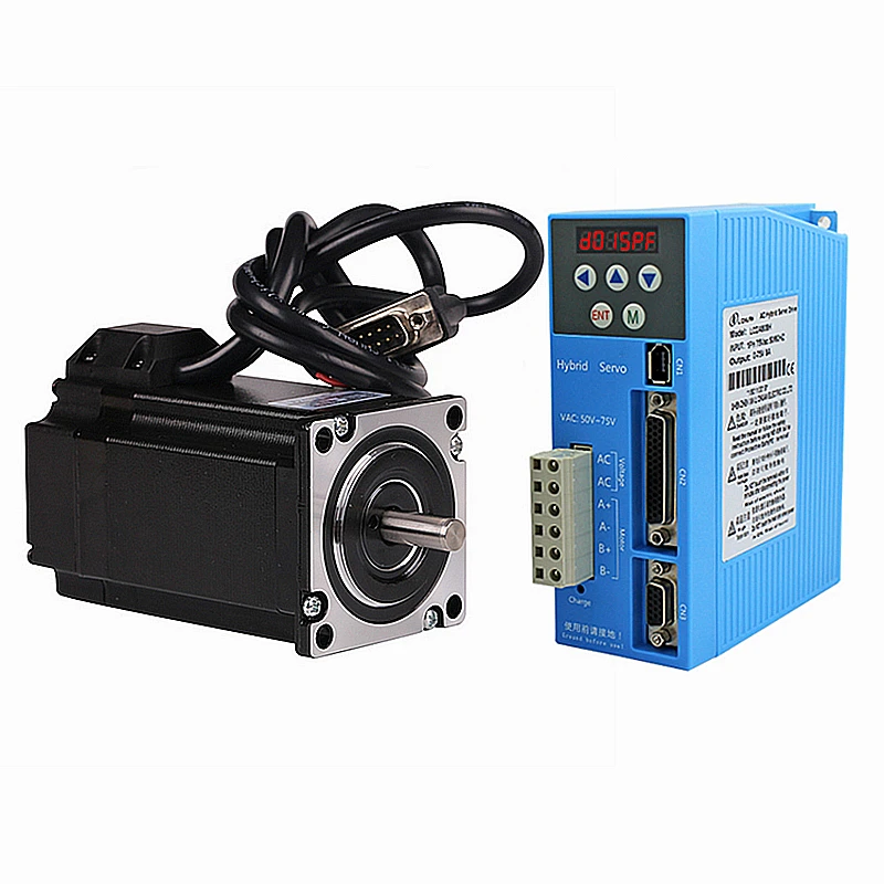 LY CNC Stepping Motor NEMA 34 86 Stepper Motor 200KHz 50-80V Closed-Loop Stepping Motor Drive Kit for CNC Engraving Machine
