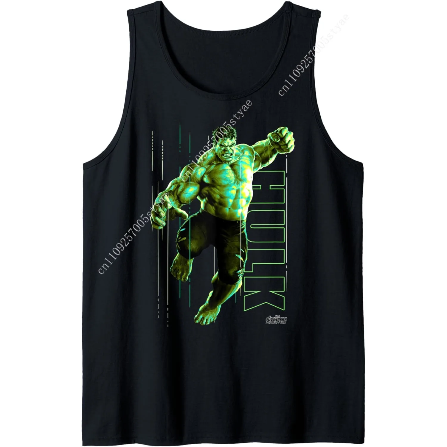 

Marvel Infinity War Incredible Hulk Jump Smash Tank Top