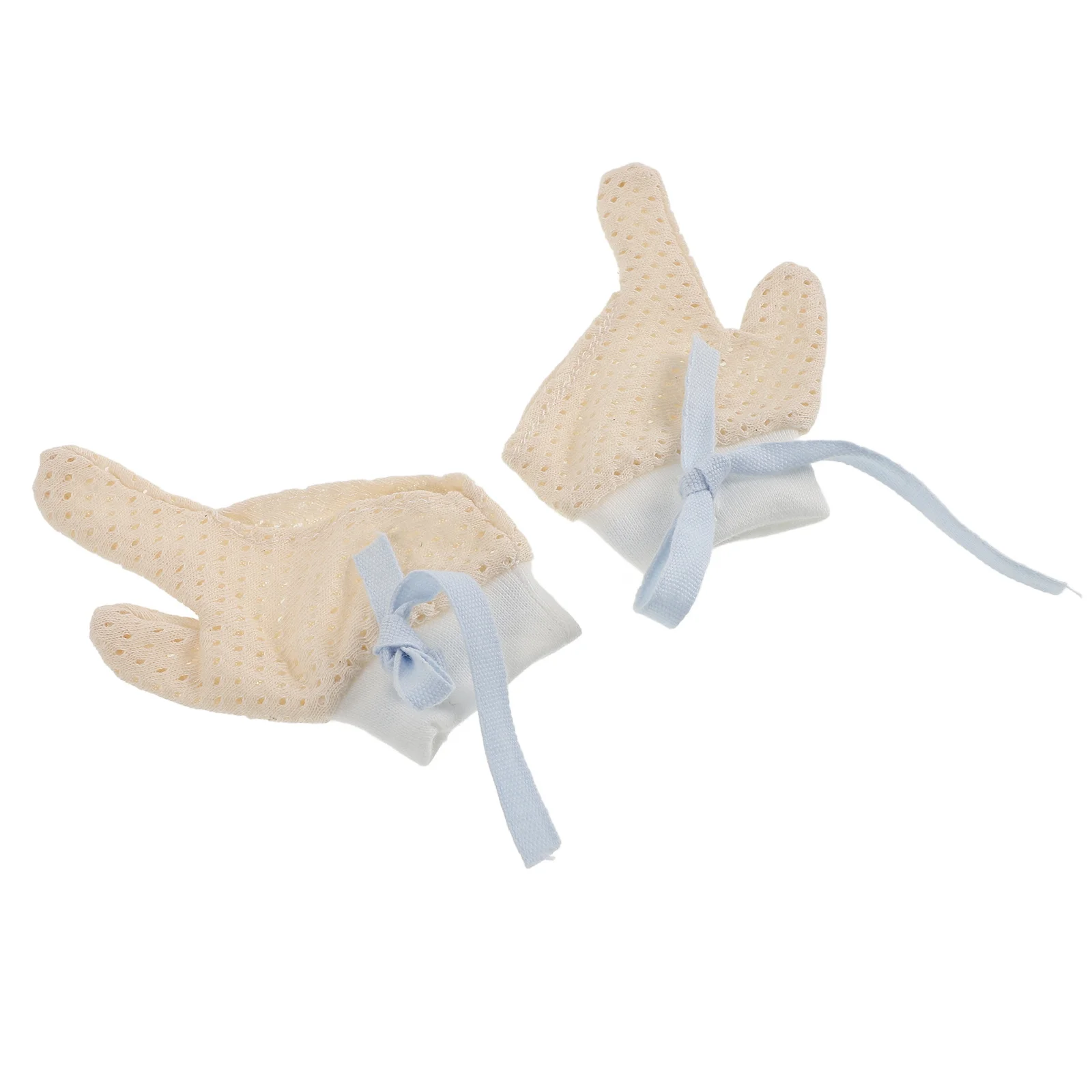 

1Pair Baby Thumb Sucking Stop Gloves Infant Finger Protector Flexible Anti-Scratch Breathable Mittens for Newborn and Toddler