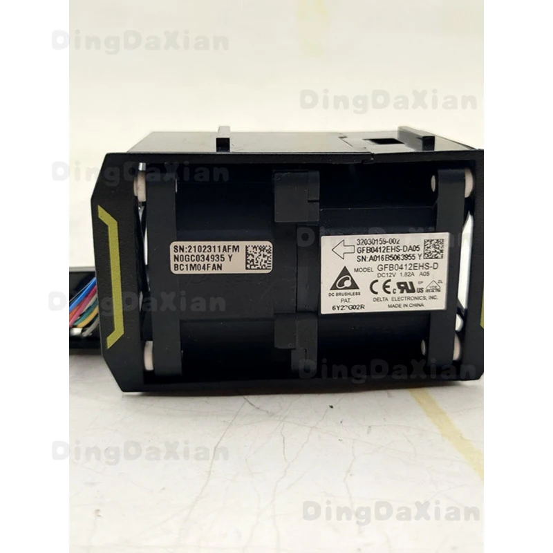 D 1 pcs Server Violent Boosting Dual Motor Fan For Delta GFB0412EHS-D 4056 12V 1.82A 4CM