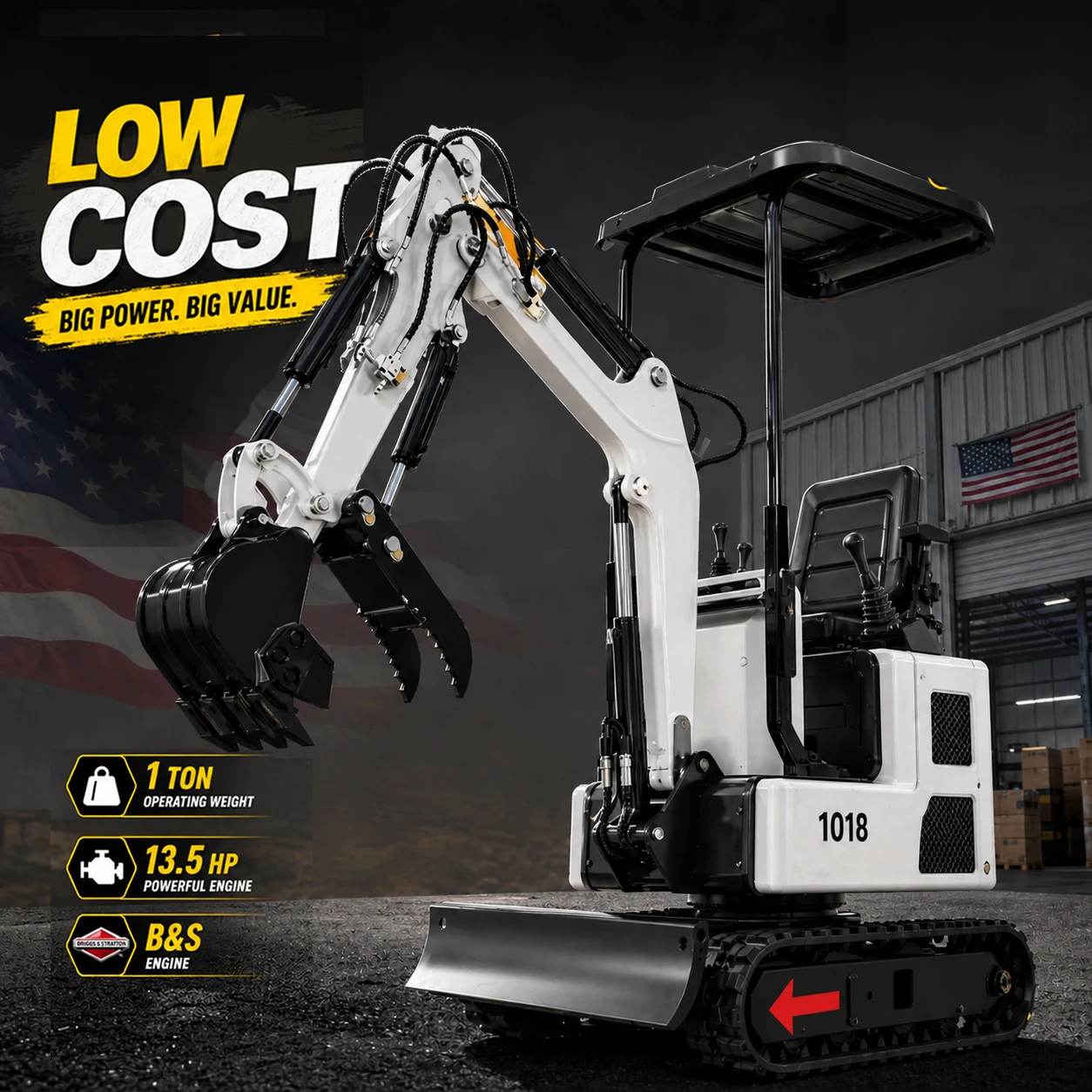 1 Ton Mini Excavato…