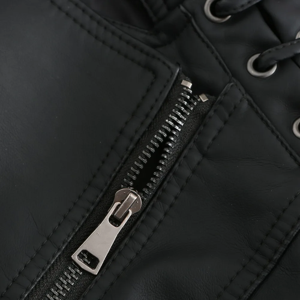 Spring Autumn Leather Jacket Women Slim Fit Motor Biker PU Leather Short Coat Stand Collar Ladies Zipper Outerwear