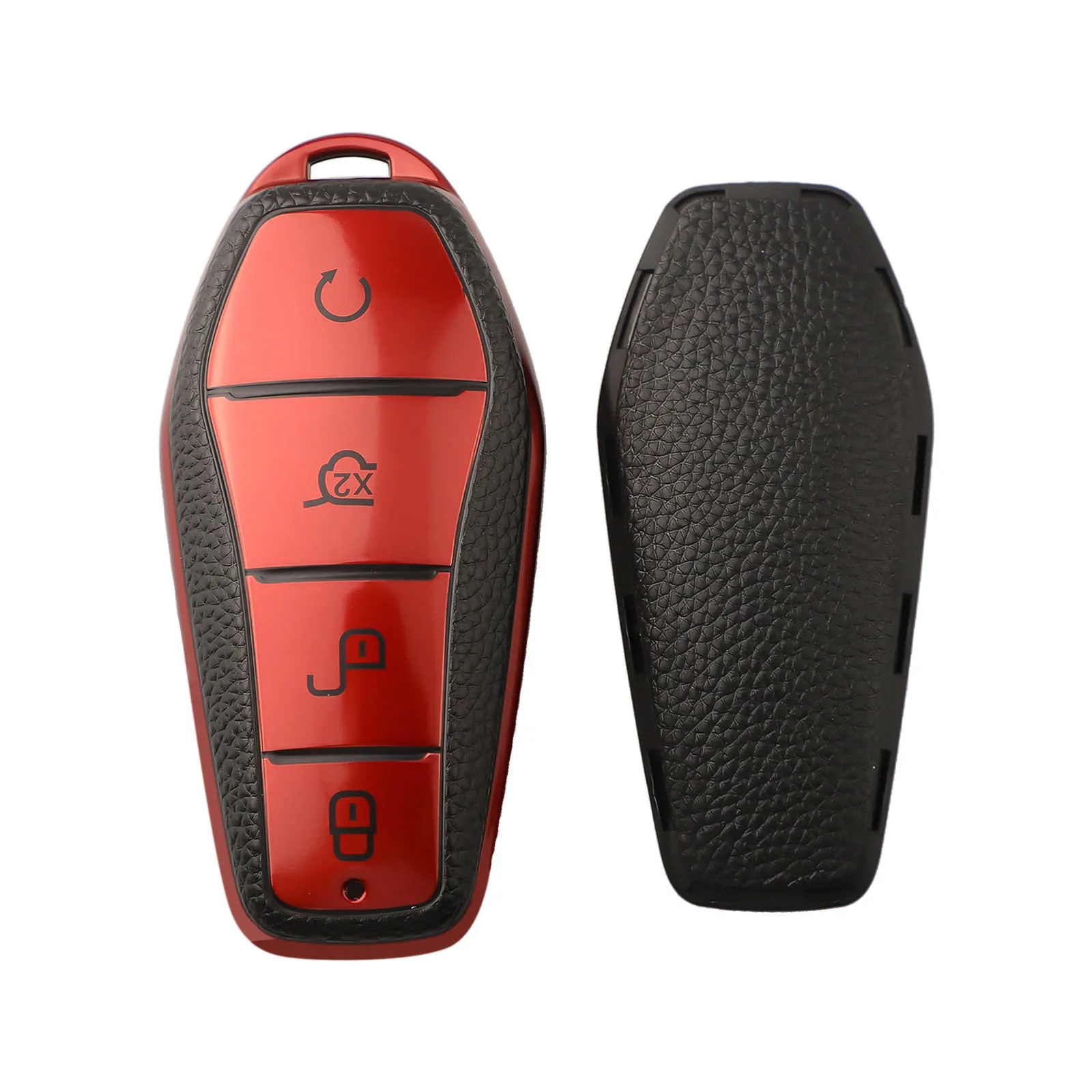 

For TPU Leather Car Key Case Shell Compatible with For Byd Song Plus Yuan Pro Atto 3 Han Built for Reliable Protection