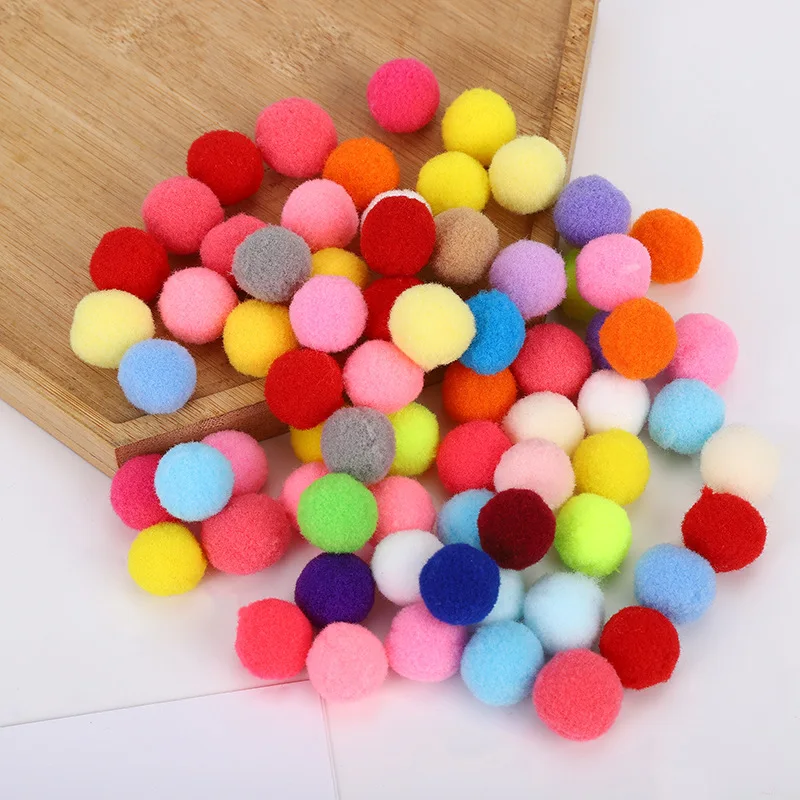 Mixed Color Mini Fluffy Soft Pompoms Wedding Party Home Decoration Children Making Toys DIY Sewing Craft