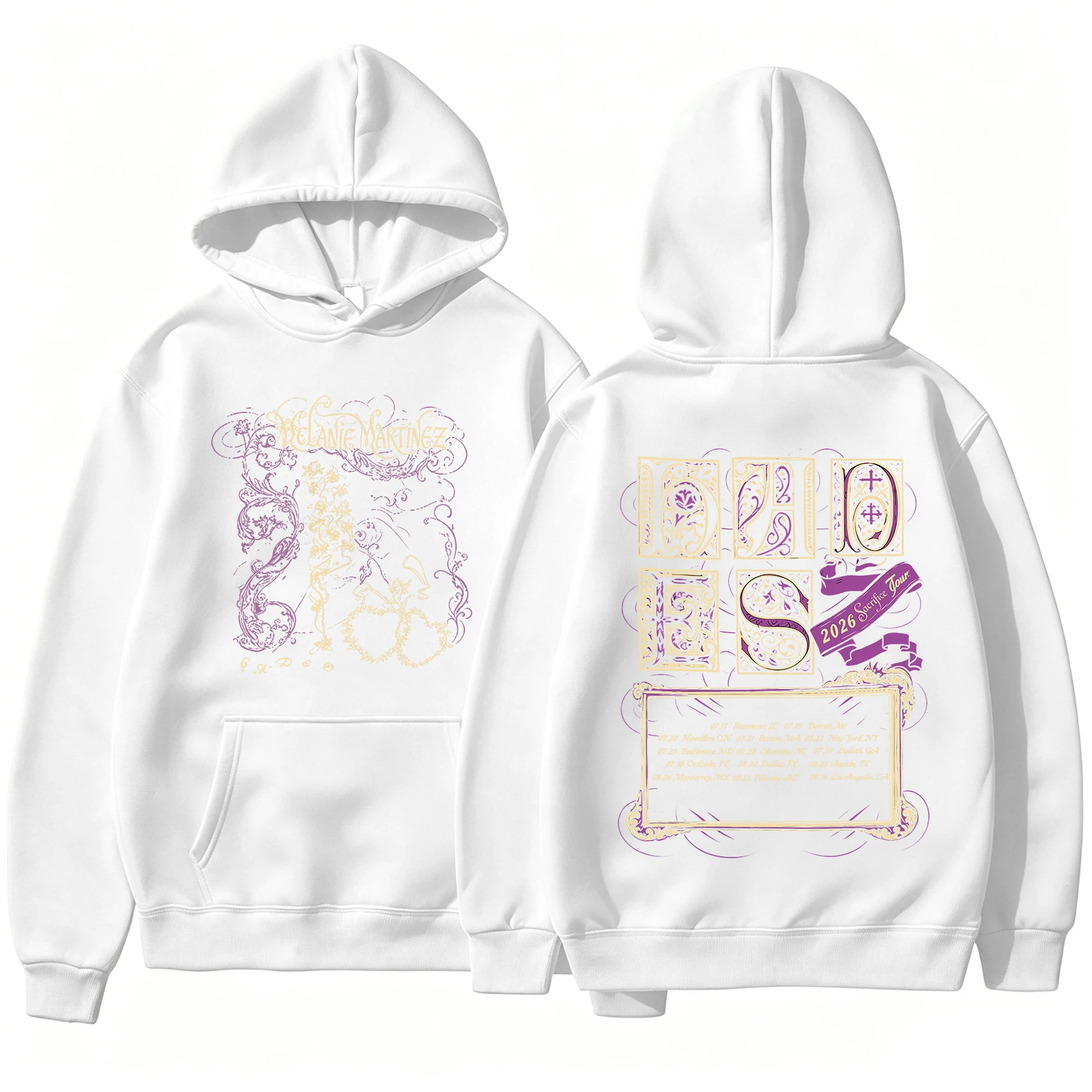 2026 Melanie Martinez Hades The Sacrifice Tour Hoodie Lässiger Loser Langarm Y2K Streetwear Hoodie Pullover Top – Detail 8