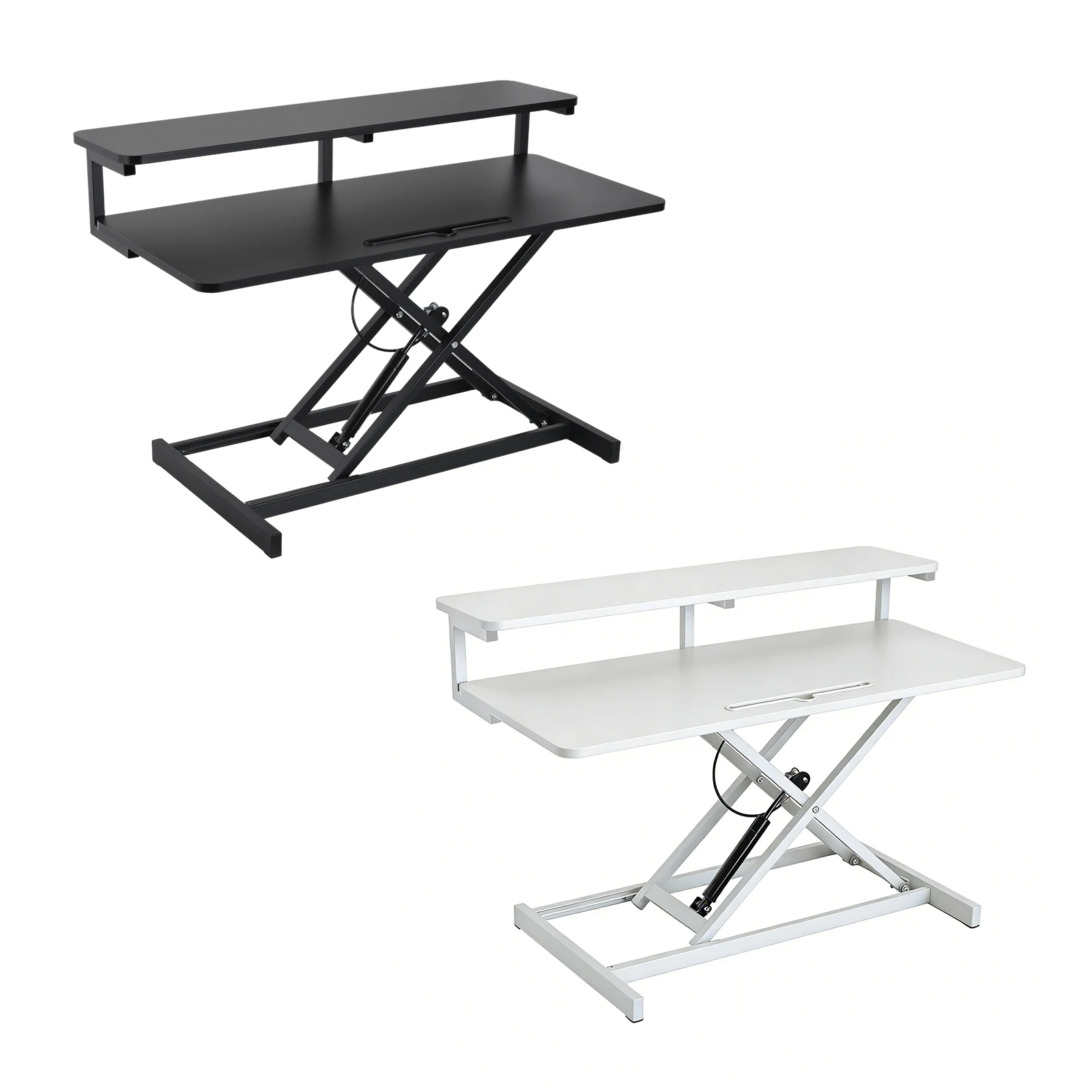 37 Inch Height Adjustable Stand Up Desk Riser,Stable Standing Desk Converter –Sit Stand Tabletop Riser Workstation Computer Desk